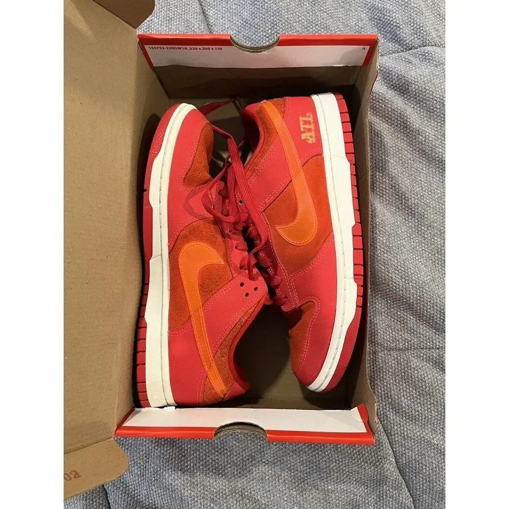 Nike Dunk Low ATL Atlanta University Red 2023 Mens Size 8.5 Original Box‎